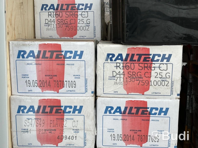 Parti deglar & pasta för termitsvetsning Railtech