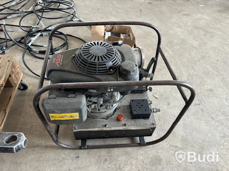 Hydraulpump med kolvar & slang