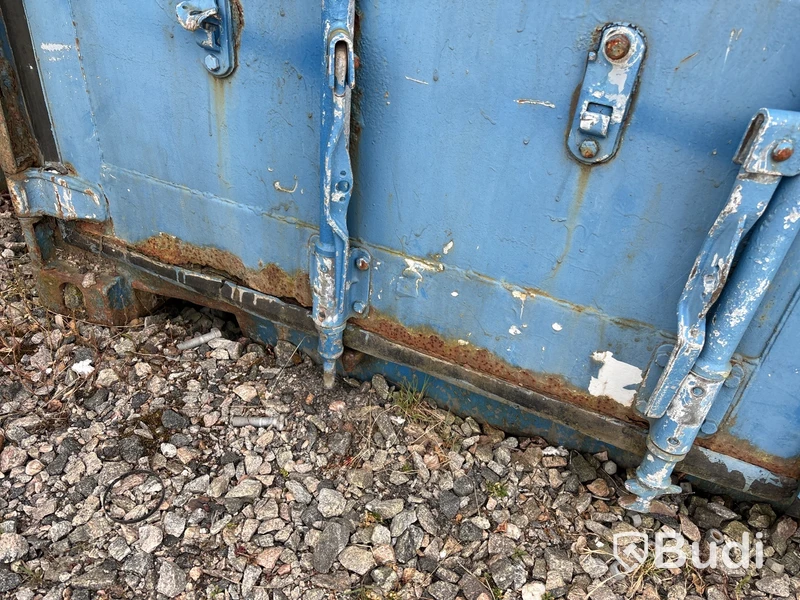 20 fots container med järnvägsutrustning & tillbehör