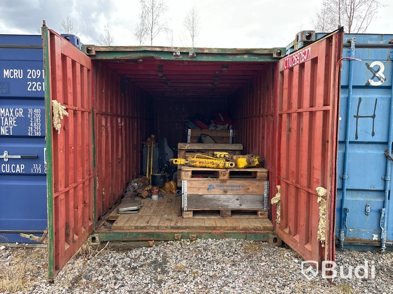 20 fots container med innehåll