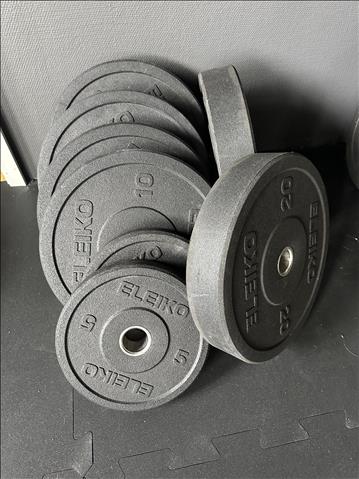 Set med 8 st. viktskivor BUMPER - Eleiko XF BUMPER