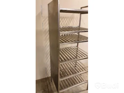 Hylla i rostfritt stål