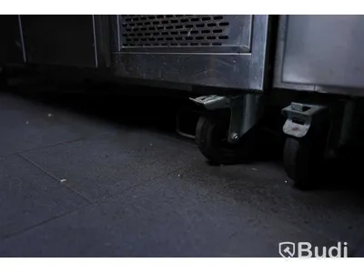 Grillbänk på hjul EVCO, 4 draglådor samt hyllplan