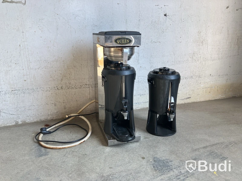 Kaffebryggare och 2 st. termosar, Coffee Queen International