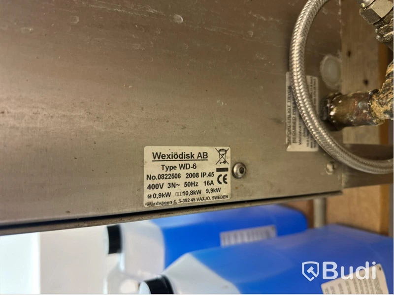 Diskmaskin Wexiödisk WD-6C samt tillbehör