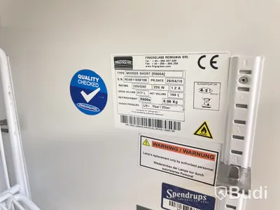 Barkyl med skjutdörrar Frigoglass, MV250S short