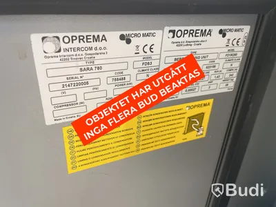 Kylanläggning för öl Oprema Micro Matic, FD1R290 och FDS3 samt Öltapp Kall