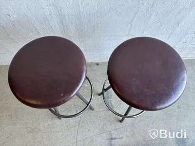Barstolar med lädersits, Jonas Bohlin