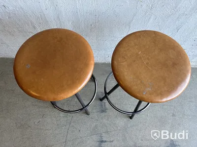 Barstolar med lädersits, Jonas Bohlin