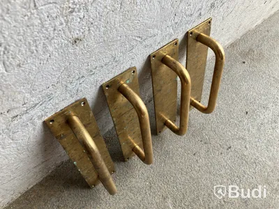 4 st. Beslag i mässing, Bäne Beslag, design Jonas Bohlin