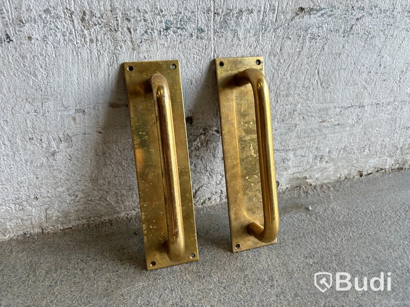 2 st. Beslag i mässing, Bäne Beslag, design Jonas Bohlin