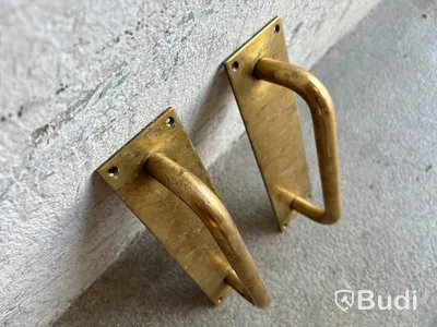 2 st. Beslag i mässing, Bäne Beslag, design Jonas Bohlin