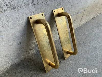 2 st. Beslag i mässing, Bäne Beslag, design Jonas Bohlin