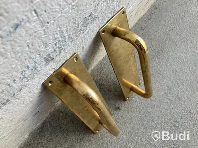 2 st. Beslag i mässing, Bäne Beslag, design Jonas Bohlin