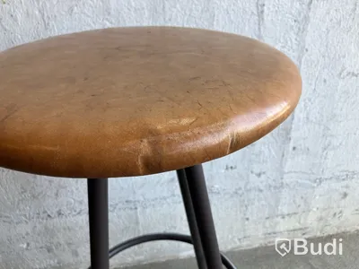 2 st. Barstolar med lädersits, Jonas Bohlin