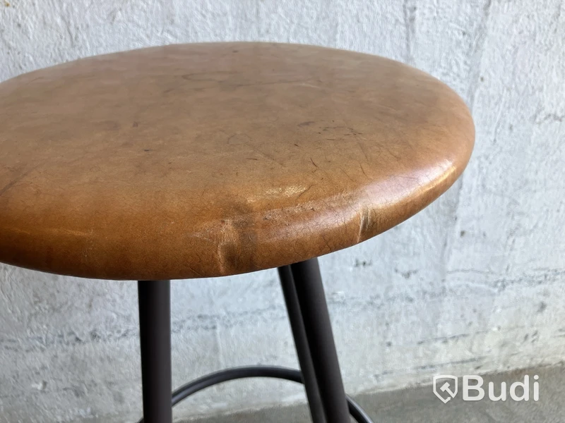 2 st. Barstolar med lädersits, Jonas Bohlin
