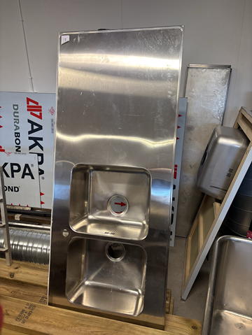 Diskbänk rostfri STALA