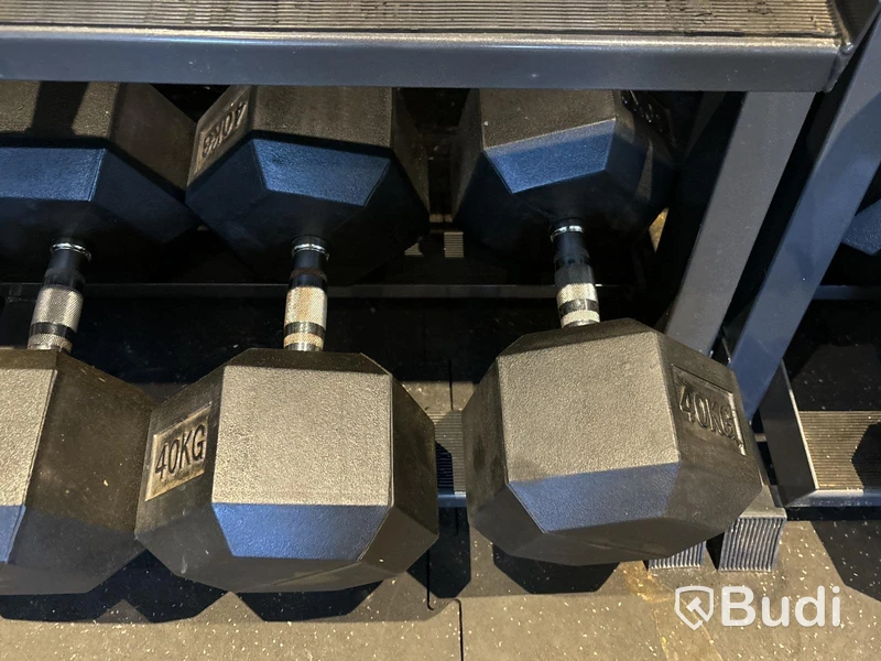 Hantelställ med hantlar 4-50 kg