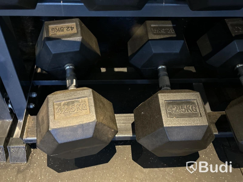Hantelställ med hantlar 4-50 kg