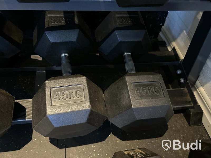 Hantelställ med hantlar 4-50 kg