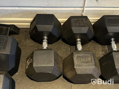 Hantelställ med hantlar 4-50 kg