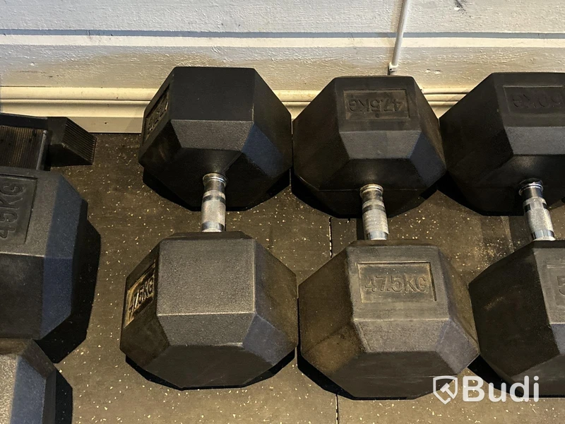 Hantelställ med hantlar 4-50 kg