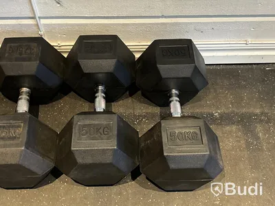 Hantelställ med hantlar 4-50 kg