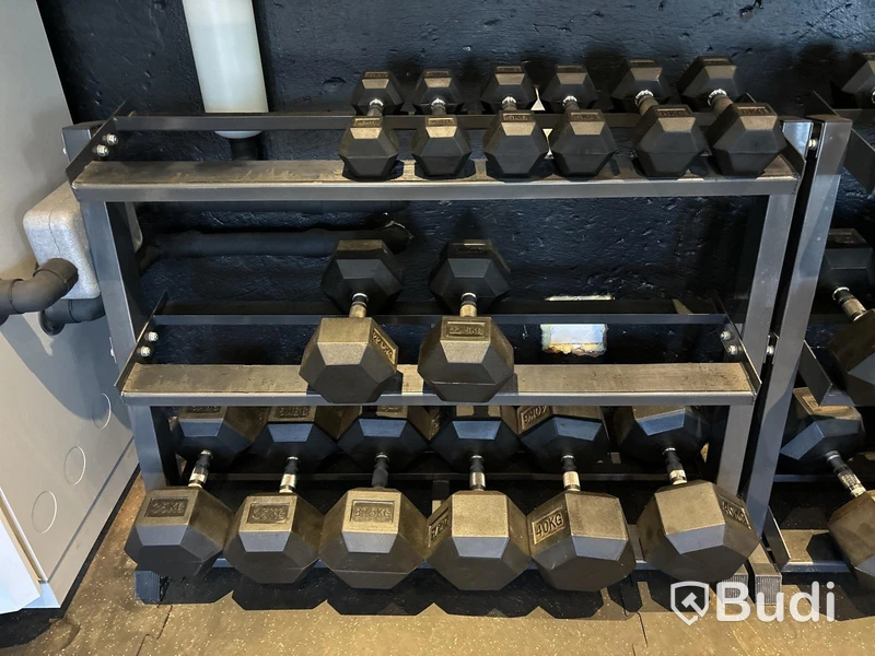 Hantelställ med hantlar 4-50 kg
