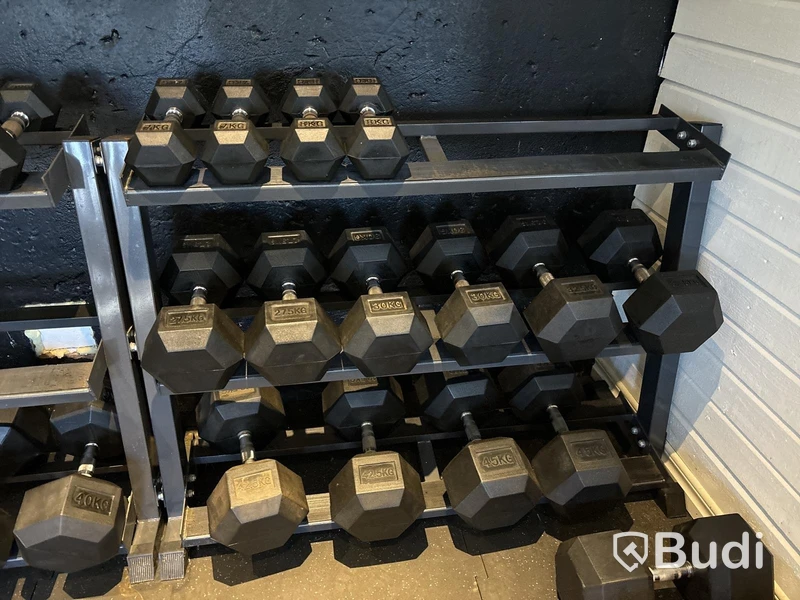 Hantelställ med hantlar 4-50 kg
