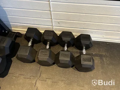 Hantelställ med hantlar 4-50 kg