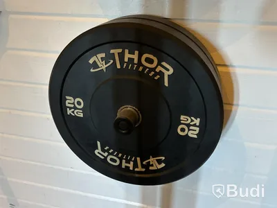 Skivstång med vikter Thor