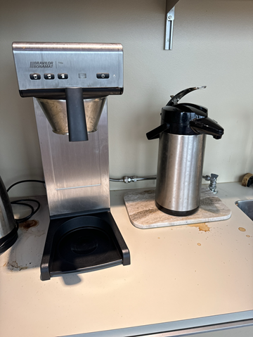 Kaffebryggare med termos