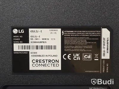 LG 43UL3J-E  | 43" TV/Bildskärm