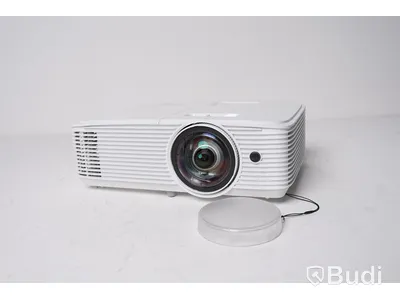 Projektor inkl. väggmontering - DLP Projector, Optoma; Short-Throw Projector wall Mount, Vision. Inkl. tillbehör (se bild).
