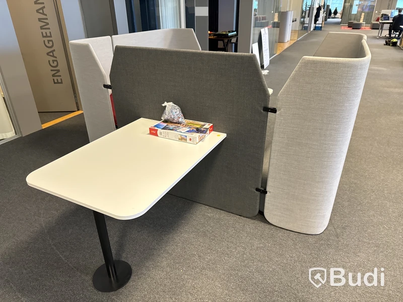 Modulsoffor med bord, Kinnarps