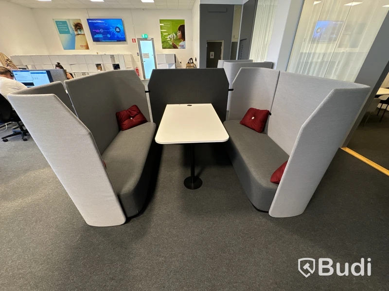 Modulsoffor med bord, Kinnarps
