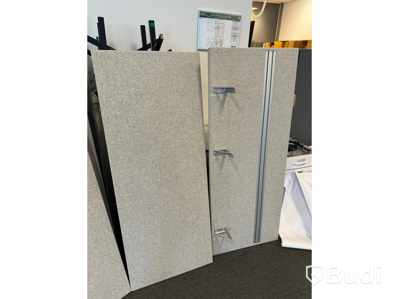 4 st. ljudisolerande skärmar för skrivbord (160 cm)