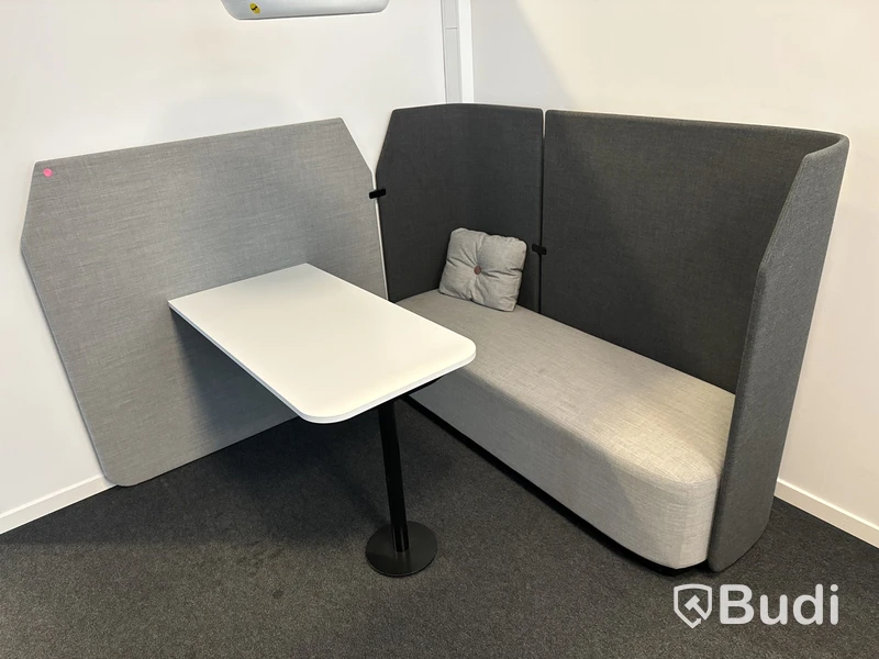 Modulsoffa med skrivbord, Kinnarps