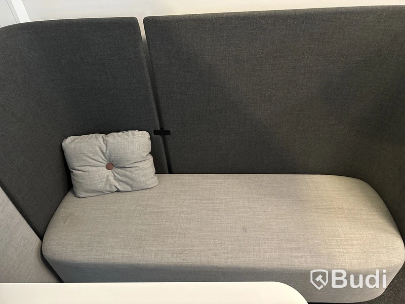 Modulsoffa med skrivbord, Kinnarps