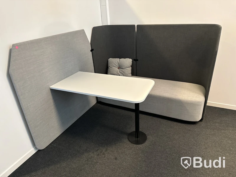 Modulsoffa med skrivbord, Kinnarps