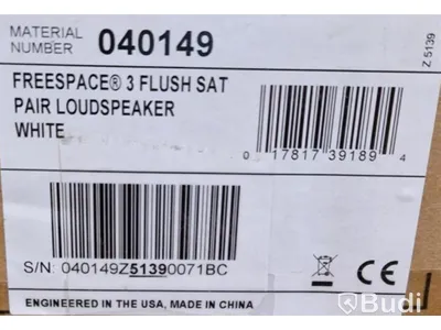 Bose Freespace 3F Satellithögtalare, Nya i kartong 2-pack