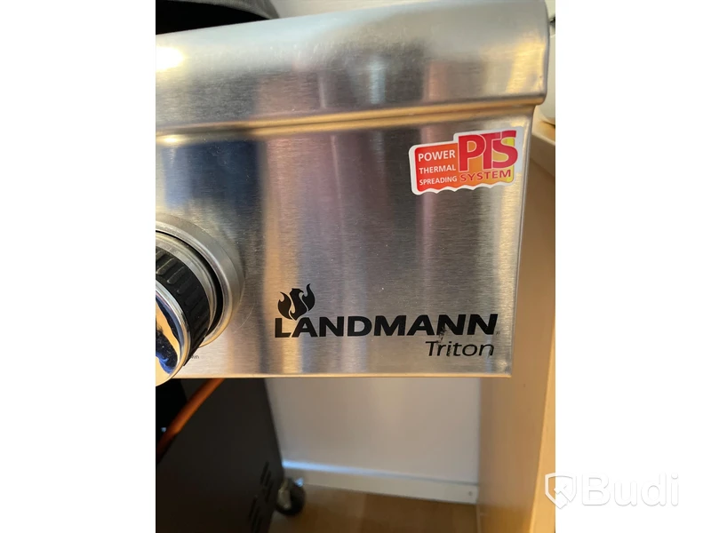 Gasolgrill Landman Triton med gasoltub och väderskydd