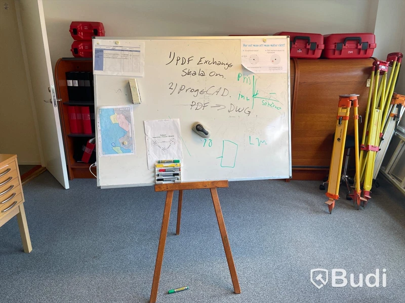 Whiteboard med stativ