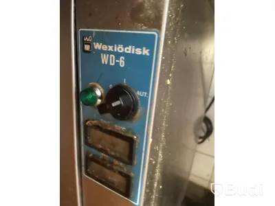 Backdiskmaskin Wexiödisk Type WD-6 och in- och utmatningsbänk
