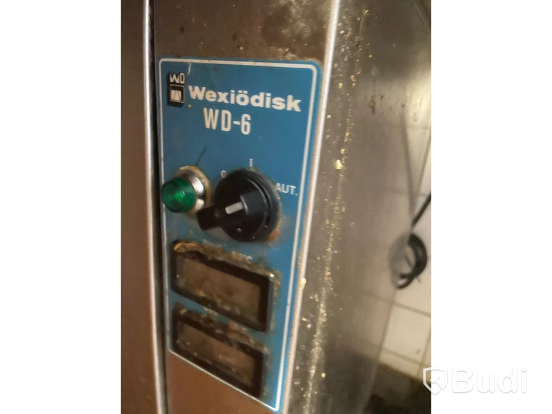 Backdiskmaskin Wexiödisk Type WD-6 och in- och utmatningsbänk
