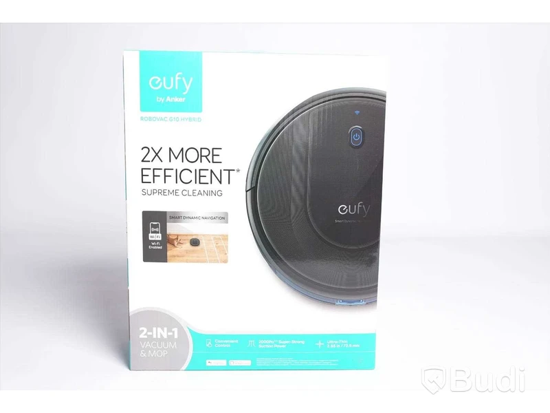 Robotdammsugare med moppfunktion - RoboVac G10 Hybrid, Eufy by Anker. Ny, Obruten förpackning.