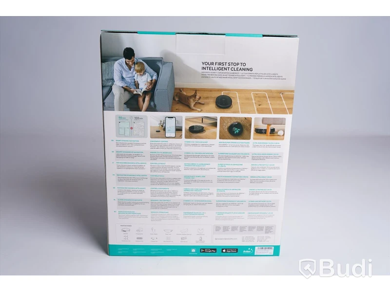Robotdammsugare med moppfunktion - RoboVac G10 Hybrid, Eufy by Anker. Ny, Obruten förpackning.