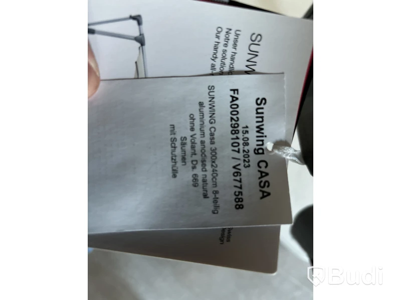 Parasoll Glatz med fot, nypris ca 35 000 kr