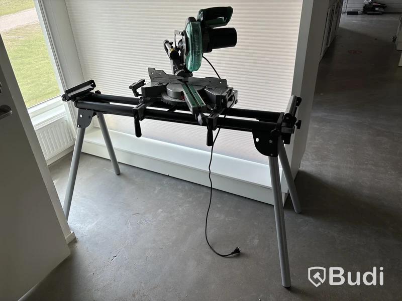 Kap- & gersåg med stativ, Hikoki