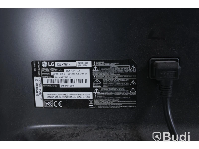 TV - LG 43" 43LX761H, OBS! saknar fjärrkontroll